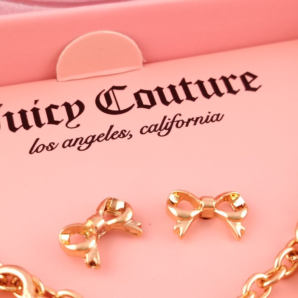 Juicy Couture Charm Necklace Earring Set - Picture 6 of 7